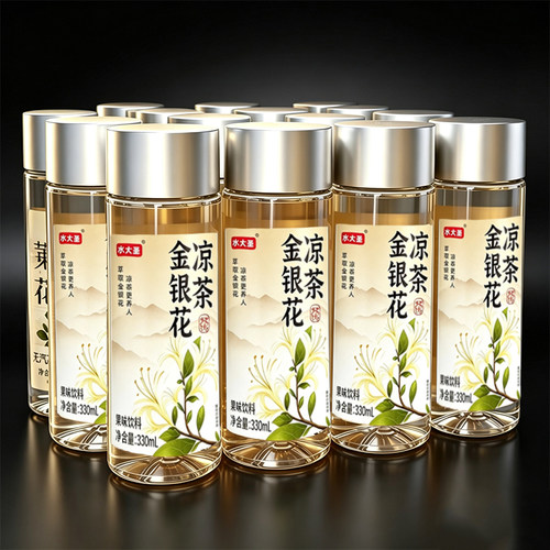 【买一送一】金银花凉茶饮料整箱24瓶*330ml夏日清爽解渴解腻茶饮
