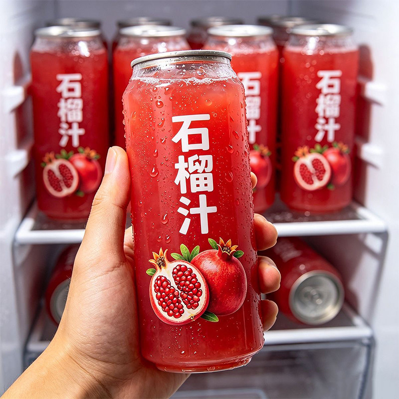 100%石榴汁整箱300ml*16瓶无添加剂0香精0色素饮料新日期特惠批发
