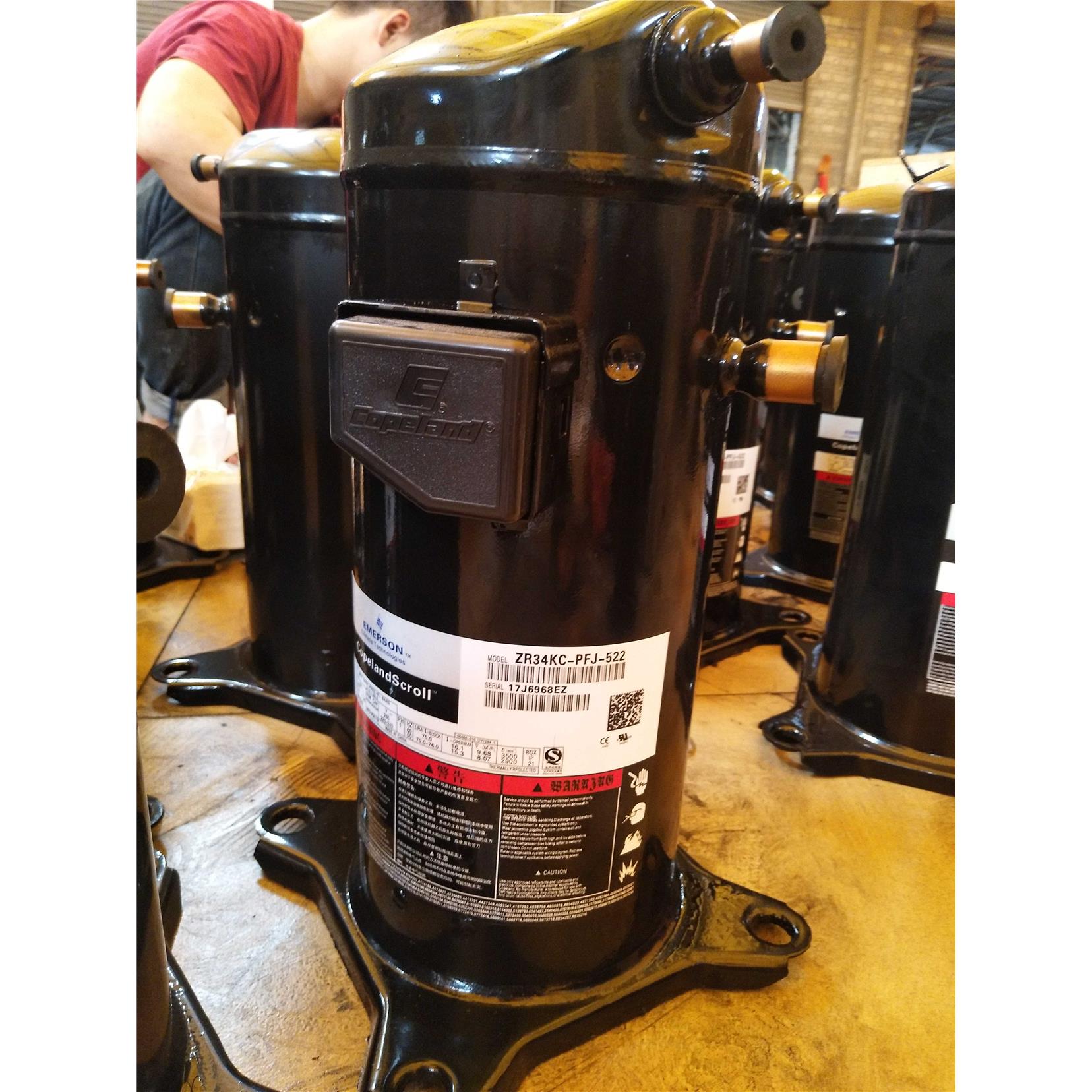 ZR36KC-PFJ-522 ZR34KC-PFJ-522全新原装谷轮3匹热水器热泵压缩机