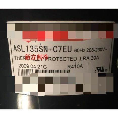 ASL135SN-C7EU ASL145SN-C7LU ASL165SN-C7LU日立大1匹压缩机R410