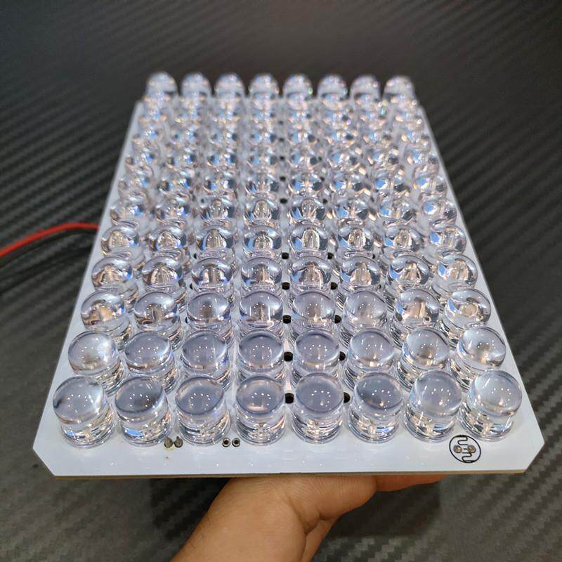 12V伏850nm红外夜视补光灯LED灯96灯珠补光板 监控摄像机补光灯板_虎窝淘