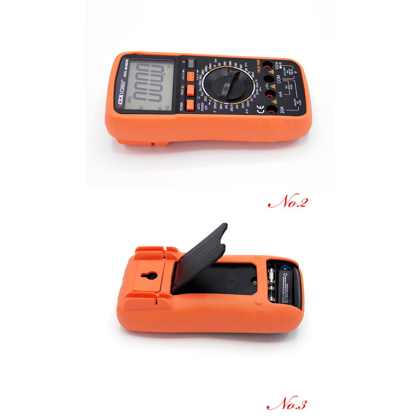 胜利数字万用表VC9801A+高精度VC9807A+数显VC9806+万能表VC9808+