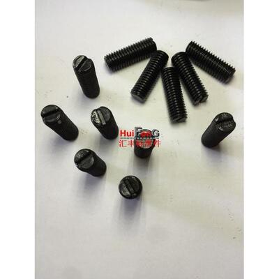一字槽平端紧定螺钉机米顶丝/GB73无头螺丝M2*2-2.5-3-4-5-6-8~12