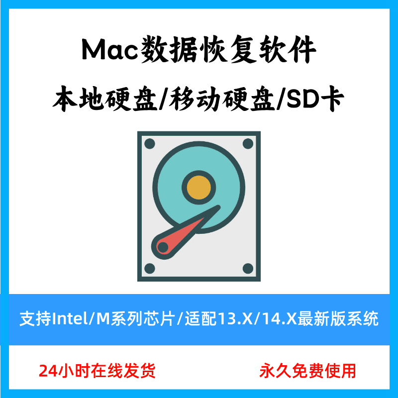 Mac数据恢复软件废纸篓文件误删移动硬盘SD卡照片恢复工具MacBook
