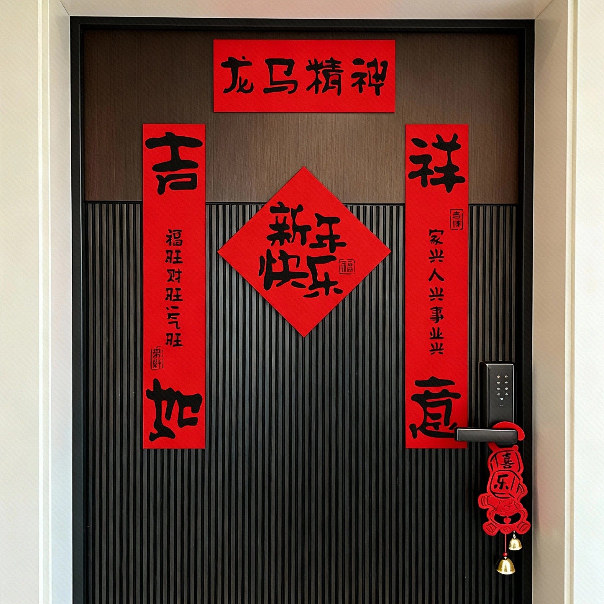 新年春联龙马精神2026马年新款春节对联入户门贴新年氛围布置装饰,节庆用品/礼品,对联,淘宝优惠券,粉丝福利购,淘宝优惠卷