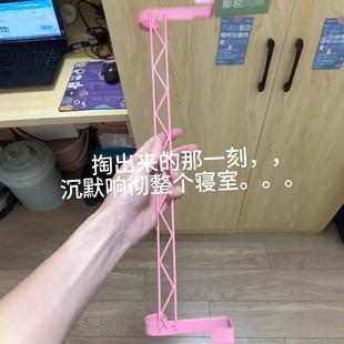 饰衣服收纳挂架床头多功能挂钩 宿舍床边挂衣架晾衣架免打孔挂钩装