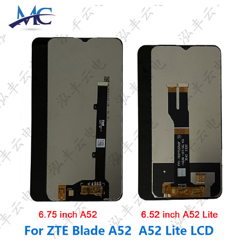 适用于ZTE Blade A52  A52 Lite液晶屏幕总成LCD 原装测试好