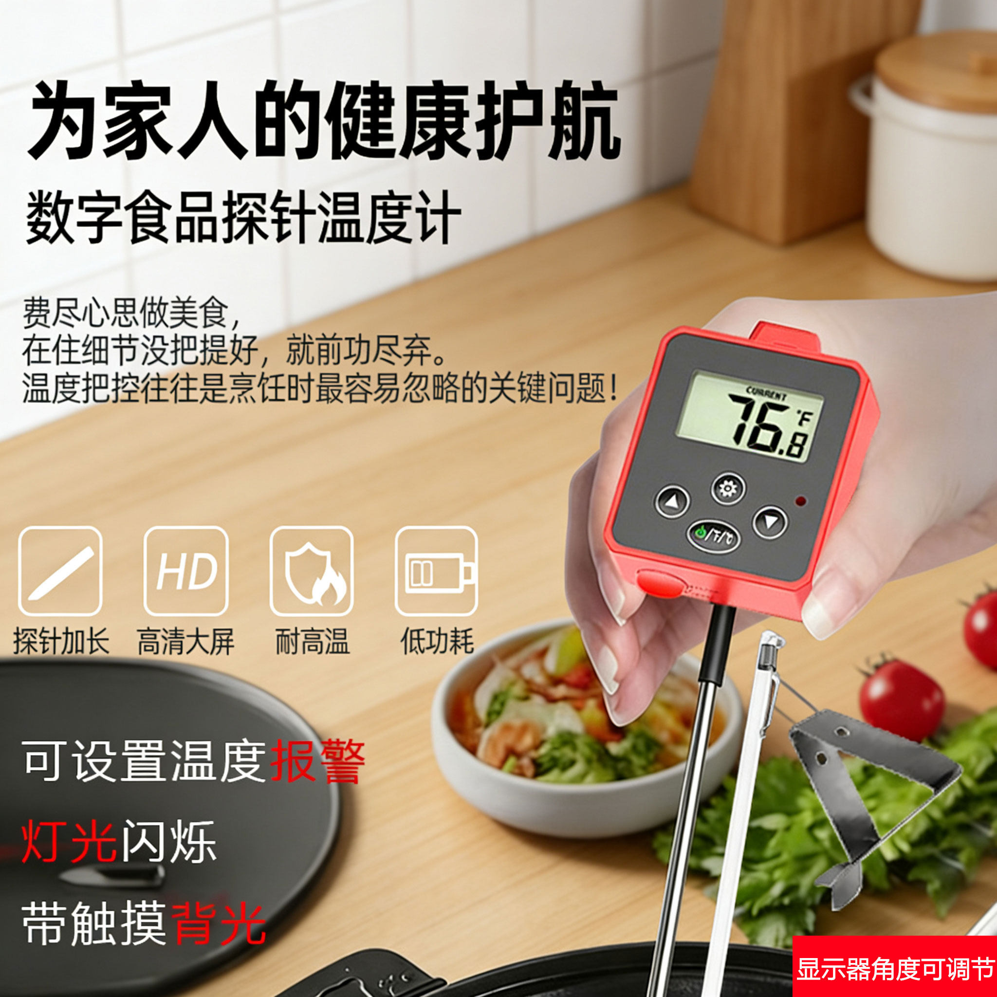 瑞时德高精度油温表水温计