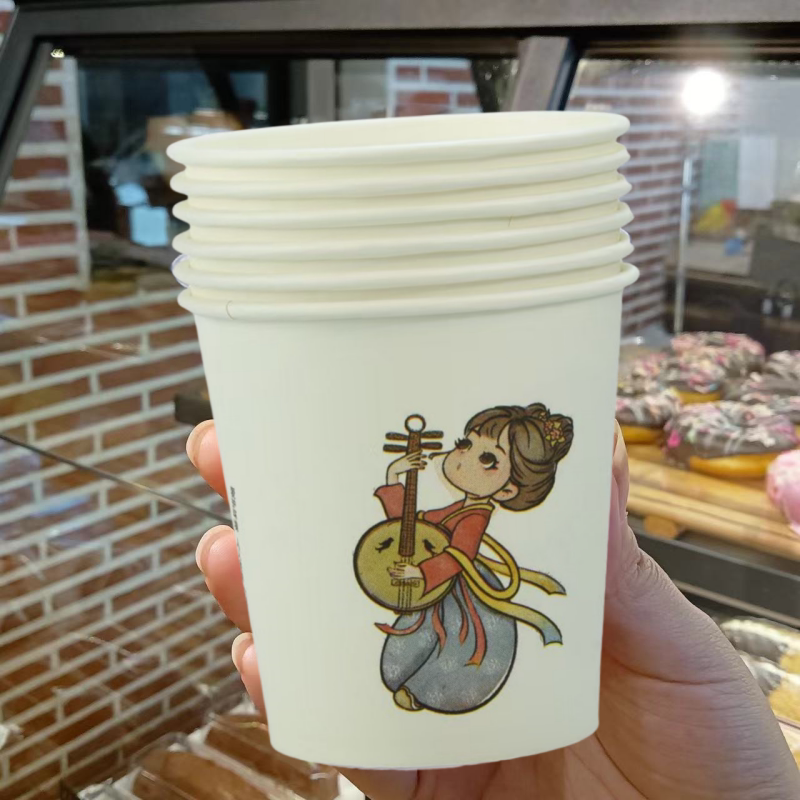 一次性杯子整箱批发加厚纸杯 家用商用水杯纸杯子咖啡热饮杯茶杯