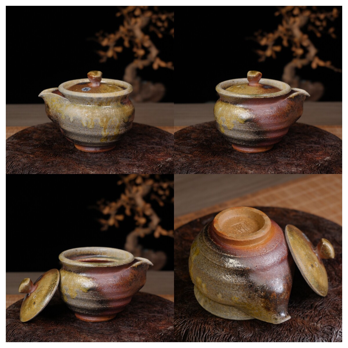 建水紫陶和光窑精品宝瓶手抓茶具