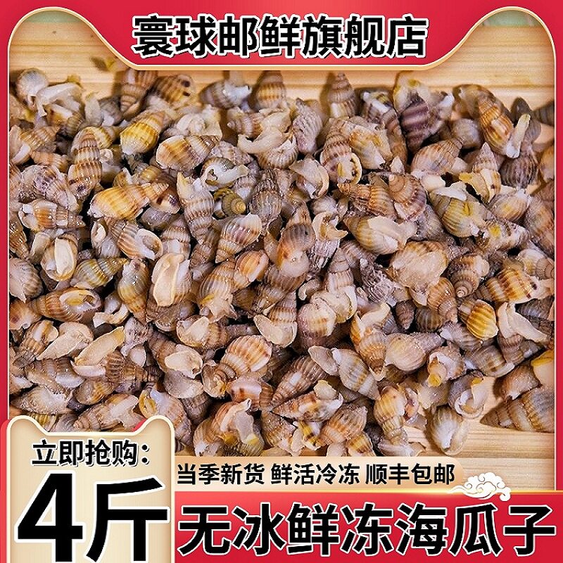 新鲜熟冻海锥海螺丝麻辣捞汁海鲜