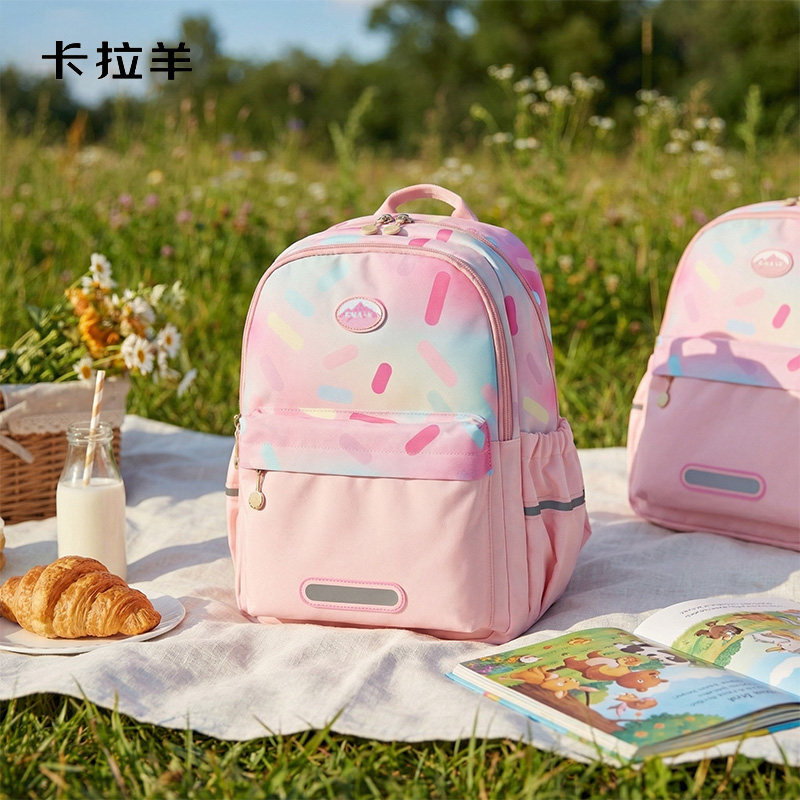 卡拉羊小学生书包一二年级2026年新款减负护脊超轻大容量背包正品