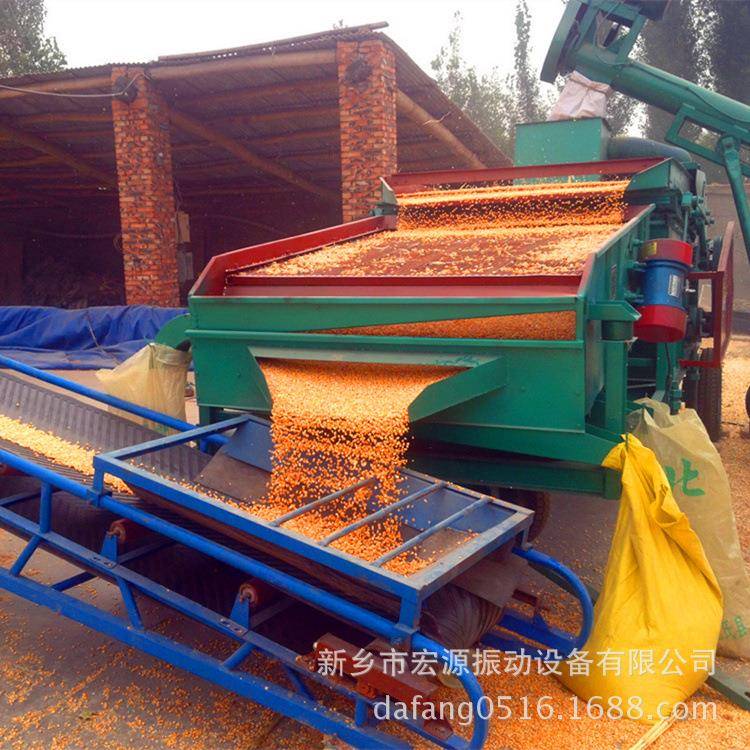 玉米清杂机去石除尘筛分粮食16-25吨/h净度98%比重振动过滤