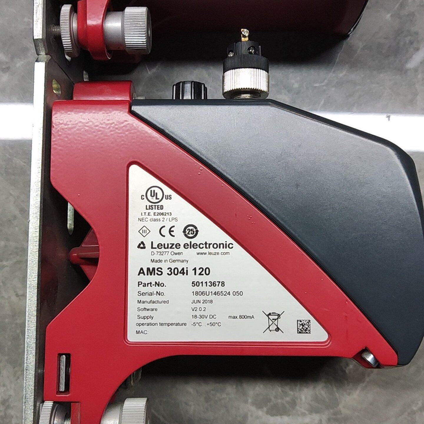 非标价德国Leuze AMS 304i 120激光测距仪,型号50修理