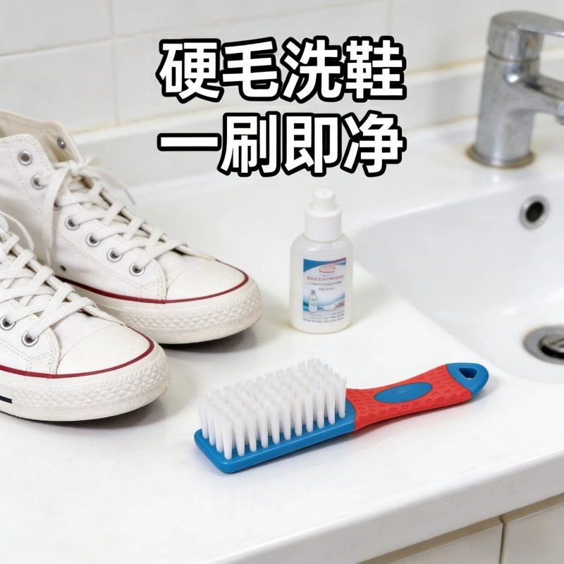 纳米丝鞋刷家用硬毛不伤鞋快速去污多功能清洗小刷子