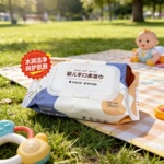 安柔婴儿湿巾手口专用50抽便携装水润洁净呵护肌肤