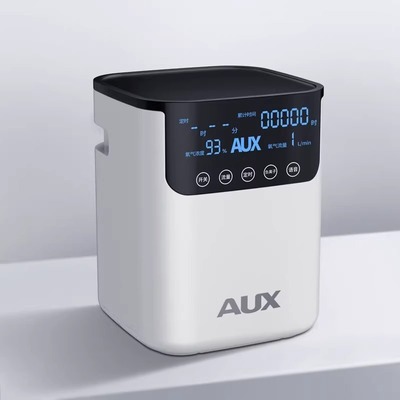 奥克斯制氧机家用吸氧机老人用雾化吸氧一体氧气机小型家庭式9升