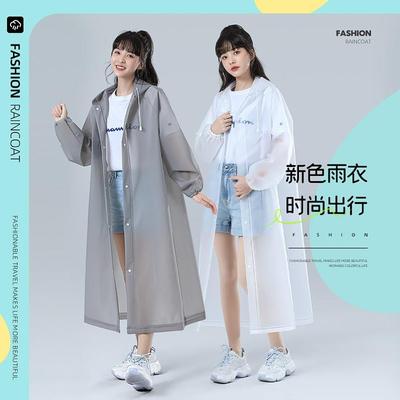 女款外穿雨衣成人雨披全身一体式电动车人车分离暴雨防雨服下雨天