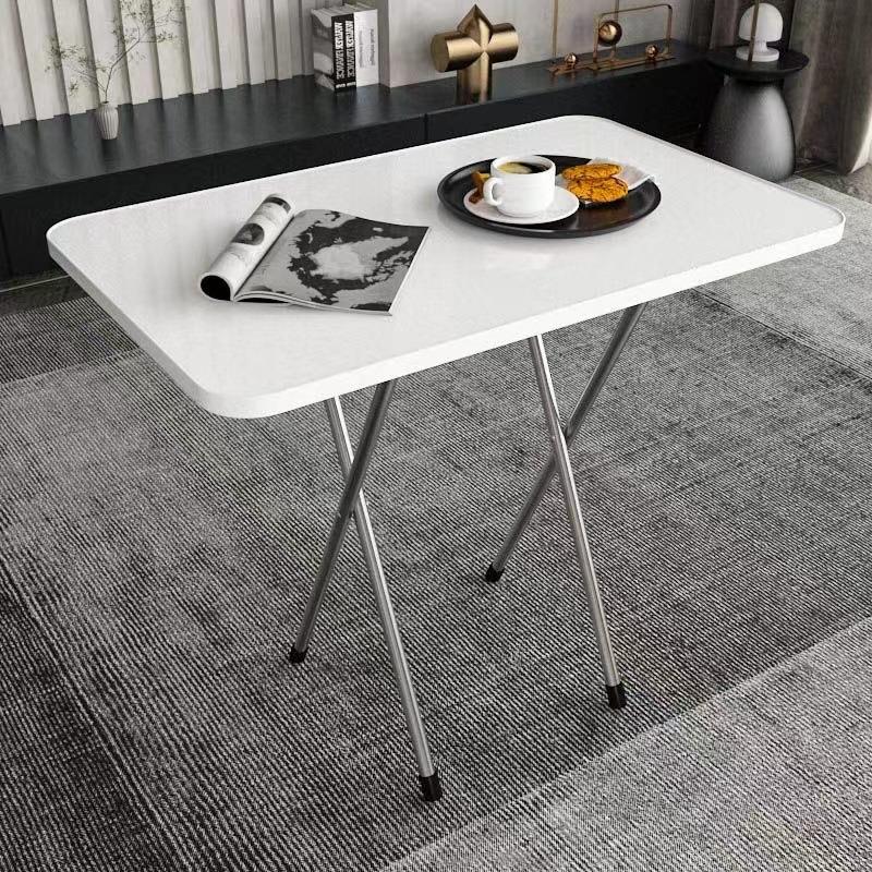 简约可折叠桌便携长方形靠墙小桌子宿舍出租房吃饭小方桌户外摆摊