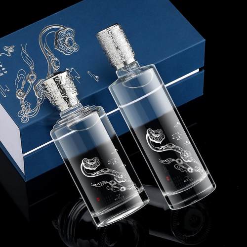 玻璃酒瓶空瓶高档白酒瓶定制全套带标签喜酒高端精致空酒瓶酒瓶子