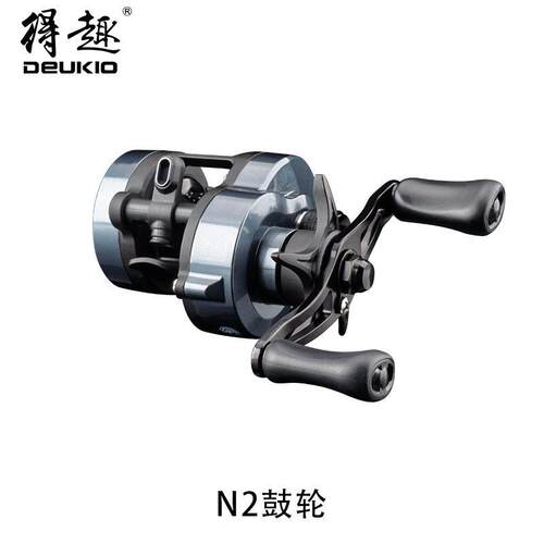 新品DC鼓轮电子刹车N2渔轮跨境轻量化微物打黑新手溪流白条
