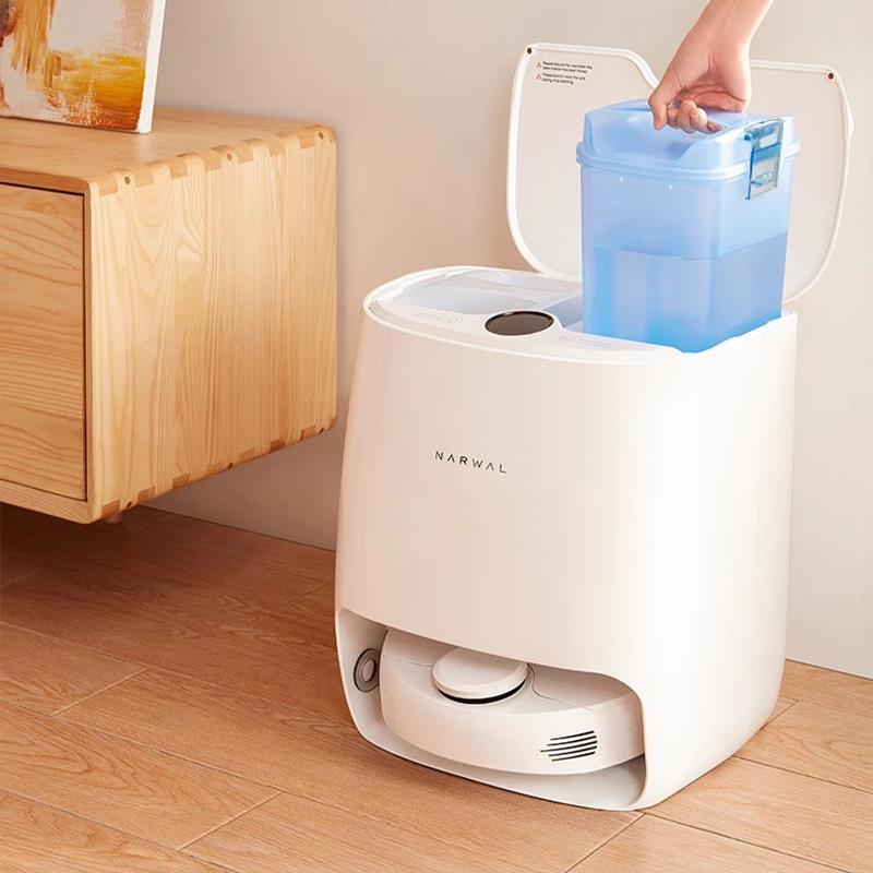 适配鲸J1J云2清水箱扫水拖HBT地机人配件过器滤海绵基站5L大容量