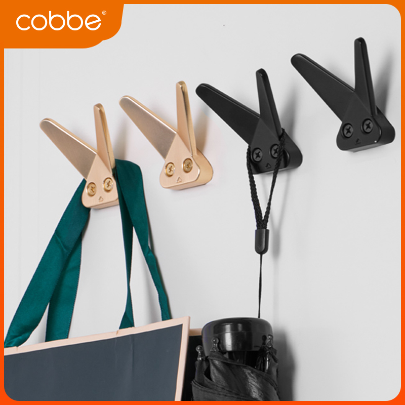 挂衣钩打孔固定壁挂墙壁衣服衣柜鞋柜挂衣架衣钩进门玄关单个挂钩