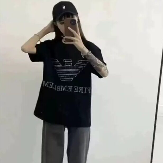 混的人短袖轻奢女100%纯棉