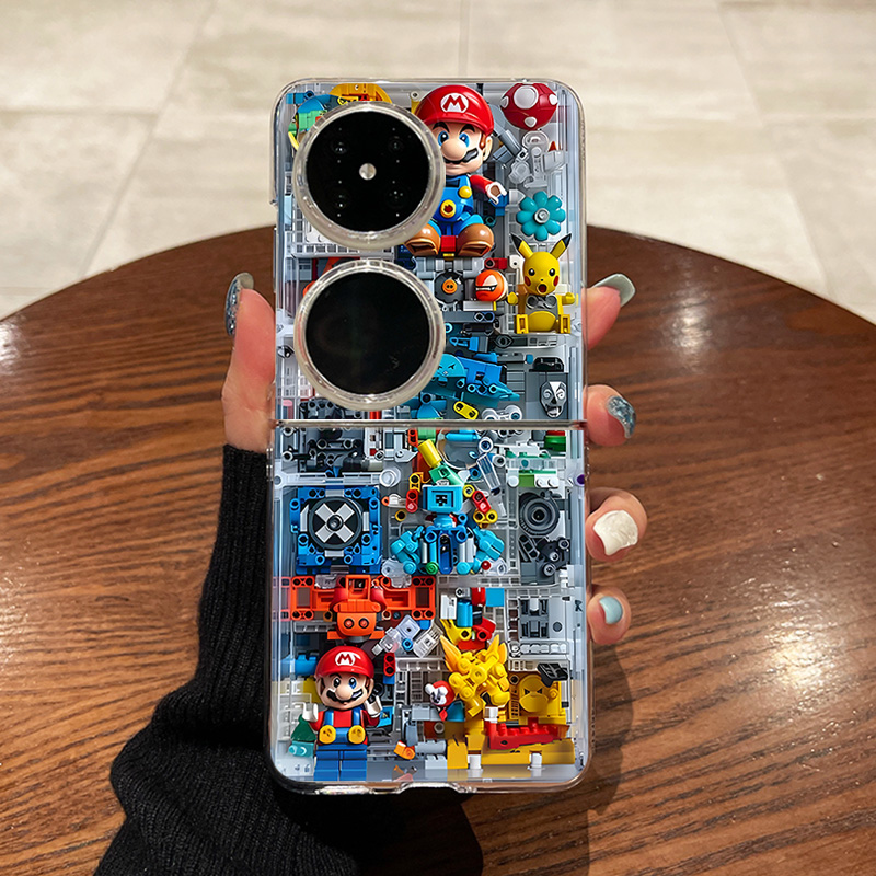 科迪福 适用华为pocket2手机壳新款p50pocket折叠屏pocket s超薄透明机械马里奥全包防摔高级女网红保护套