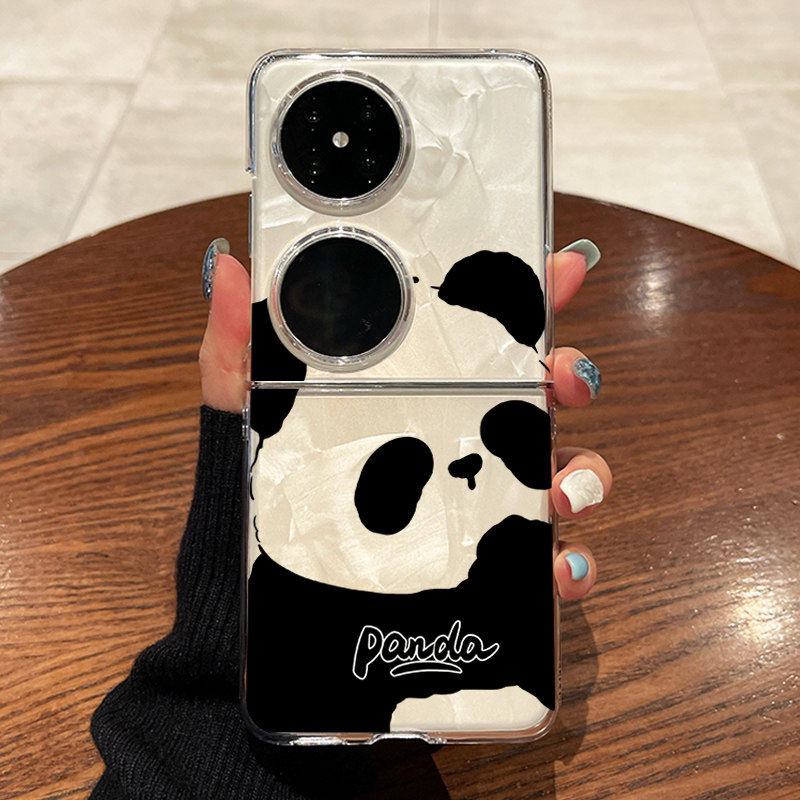 适用华为pocket2手机壳p50pocket s折叠屏荣耀vivoxflip小米mixflip透明oppo三星zflip6大熊猫novaflip保护套