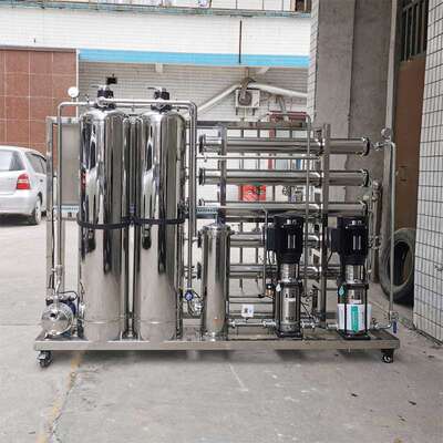 石家庄纺织厂用水滤除细菌纯化水设备 Water purification plant