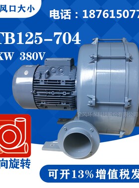 htb125-704中压风机烘培设备用HTB125-704鼓风机 380V5.5KW鼓风机
