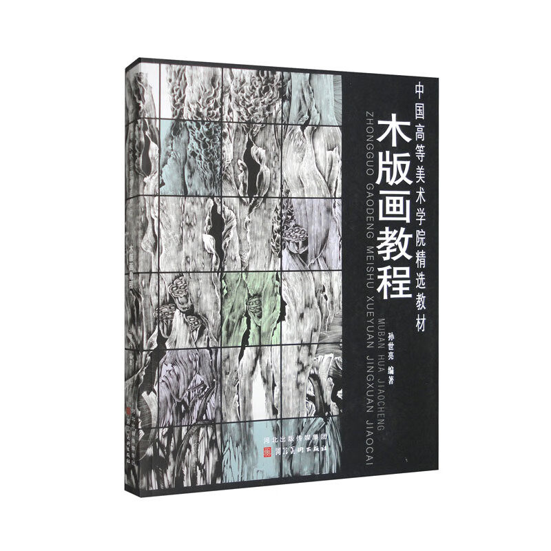 【正版包邮】木版画教程 孙世亮 河北美术出版社 木刻绘画艺术技法技巧入门基础自学初学者参考教材 9787531026020 正版书籍