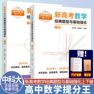 新书现货 新高考数学经典题型与基础强化上下册 王怀学 陈海东 王位高 主编 中国科大出版社旗舰店 新高考数学经典题型与基础强化