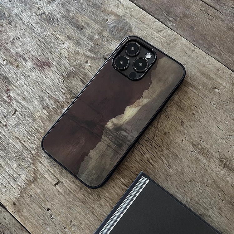 叶菽原创定制《时宜》侘寂新中式国风小众高级感PC磨砂适用苹果17/12/13/14/15/16promax不会撞壳的手机壳