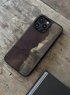 叶菽原创定制《时宜》侘寂新中式国风小众高级感PC磨砂适用苹果17/12/13/14/15/16promax不会撞壳的手机壳