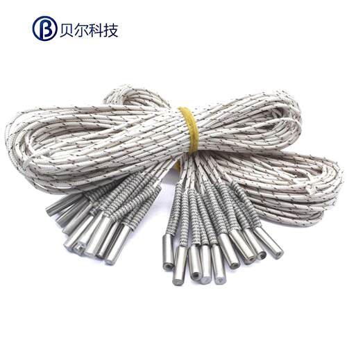 3D打印机配件 6*20单头加热管12V24V50W加热棒 发热棒高温打印头