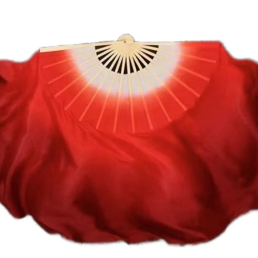 万疆扇胶州秧歌舞蹈服九儿跳舞扇大红渐变扇更多舞蹈配饰现货成人