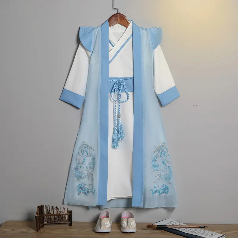 汉服男童夏季男孩秋季唐装儿童
