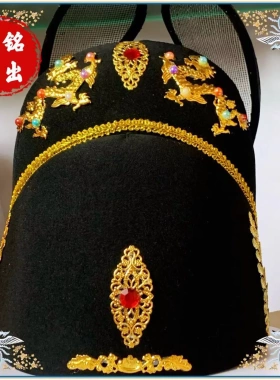 直销明制乌纱翼善冠汉服首服