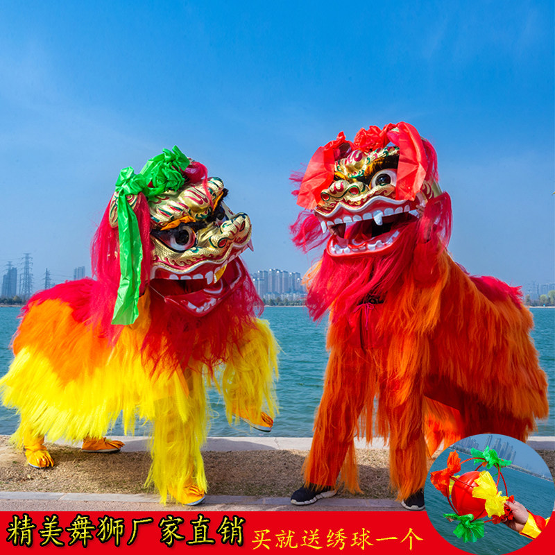 中国风舞龙舞狮道具春节