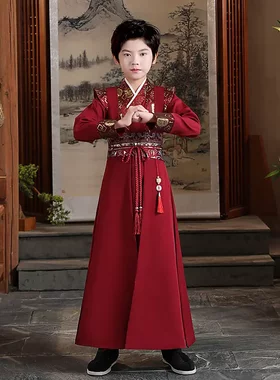 男童唐装汉服夏季中童装宝宝中式