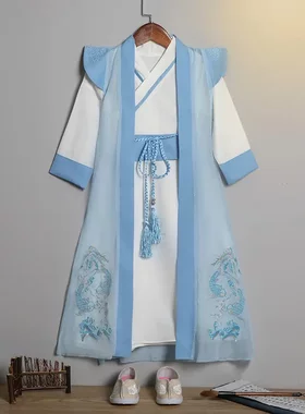 汉服男童夏季男孩秋季唐装儿童