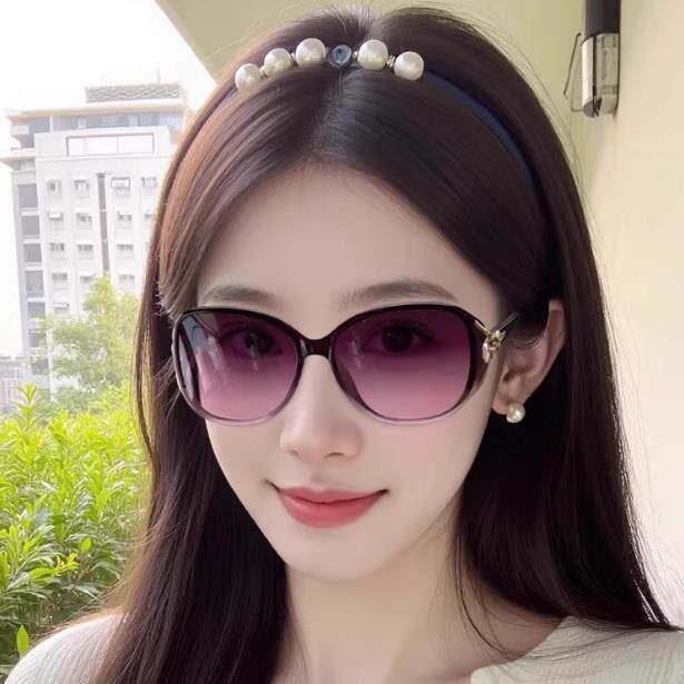 太阳镜女防紫外线墨镜女款2026新款高级感防晒女士偏光眼镜圆脸