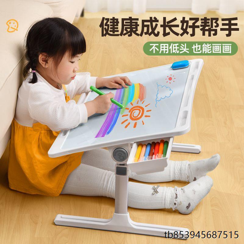 儿童绘画桌宝宝涂鸦多功能写字桌可升降折叠学习桌幼儿玩具游戏桌