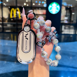 五菱宏光mini钥匙套miniev迷你马卡龙gb可爱第三代车壳扣全包男女