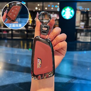 凯迪拉克xt5钥匙套26款新ct5男xt4金属xts汽车ct6高级感xt6女壳扣