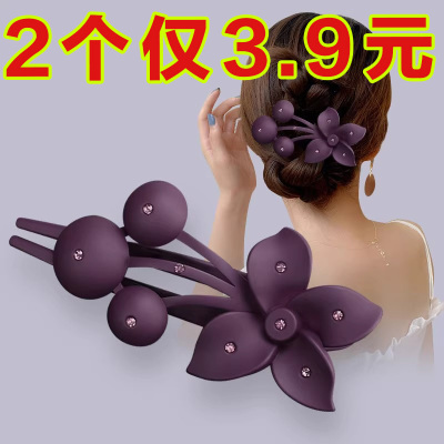 大号花朵发夹子网红爆款