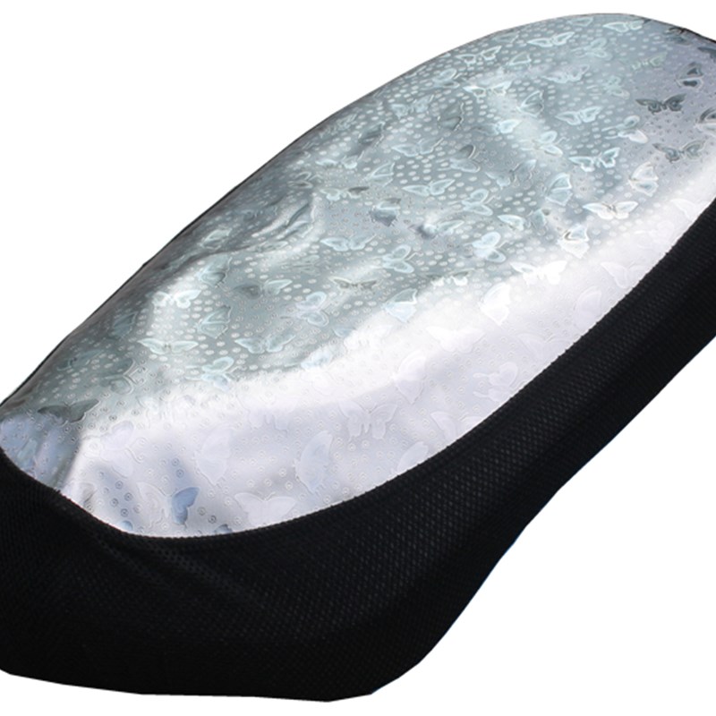 电动车防晒防雨坐垫摩托车防滑隔热坐套踏板车反光垫防水座套全包