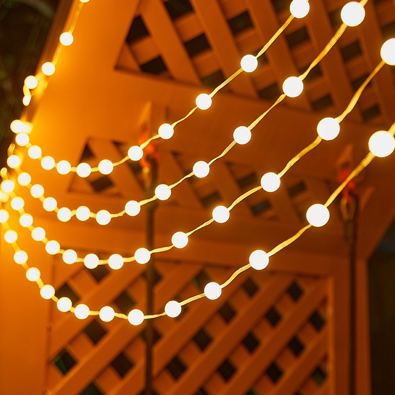 24V低压彩灯串户外防水露营氛围灯LED星星灯满天星天幕帐篷装饰灯